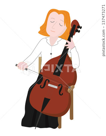 Musicians playing instruments. Musicians playing instruments. 137473271