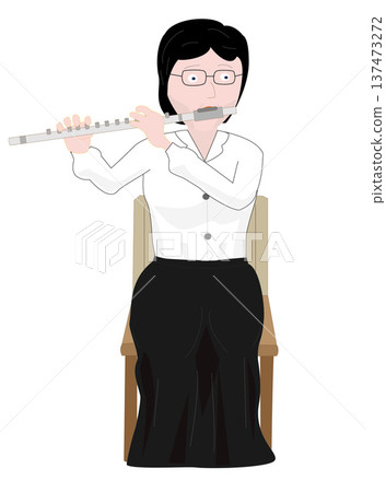 Musicians playing instruments. 137473272