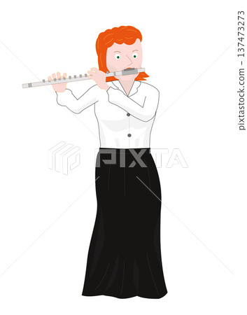 Musicians playing instruments. 137473273