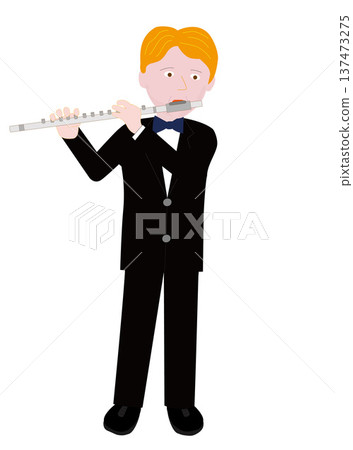 Musicians playing instruments. Musicians playing instruments. 137473275