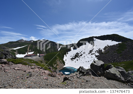 Climbing Mount Norikura, Northern Alps, Nagano Prefecture, Gifu Prefecture 137476473