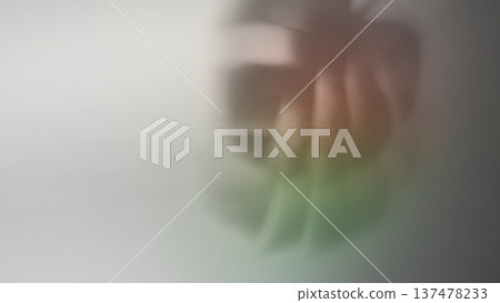 Leaves shadow. Monstera overlay. Blur orange green gray color foliage contour floral abstract art background. Leaves shadow. Monstera overlay. Blur orange green gray color foliage contour floral abstract art background. 137478233