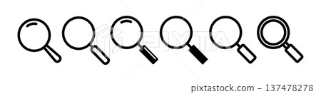 Search icon set search 137478278