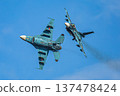 Fighter planes at the air show 137478424