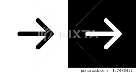 Right arrow, transition, forward simple icon (vector) Right arrow, transition, forward simple icon (vector) 137478451