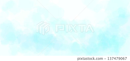 Light turquoise watercolor effect background. Teal watercolour gradient texture. Soft mint blurred paint splashes wallpaper for birthday or wedding design. Vector light blue green color backdrop Light turquoise watercolor effect background. Teal watercolour gradient texture. Soft mint blurred paint splashes wallpaper for birthday or wedding design. Vector light blue green color backdrop 137479067