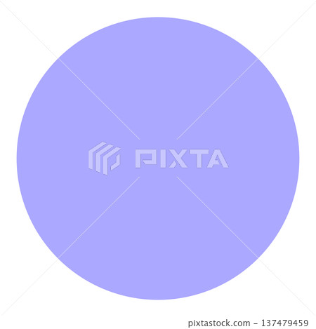 A simple purple circle shape that can be used as a background or icon. 137479459