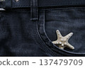 Starfish in your pocket. Summer travel concept. 137479709