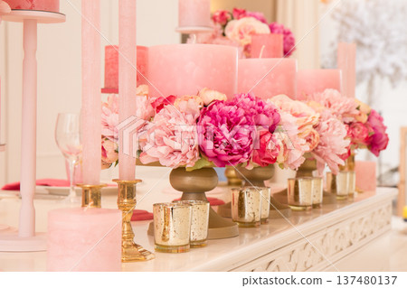 Pink and cute table coordination Pink and cute table coordination 137480137
