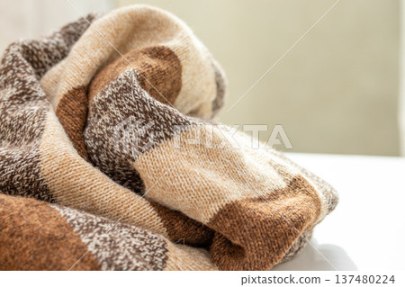 A discarded sweater A discarded sweater 137480224