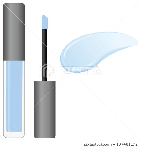 Color concealer (blue) and swatch 137481172