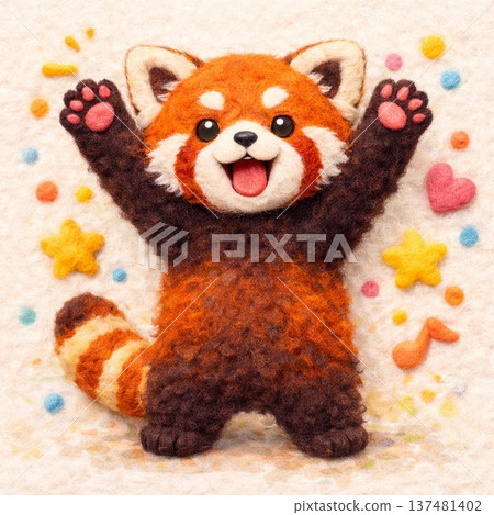 Threatening Red Panda 137481402