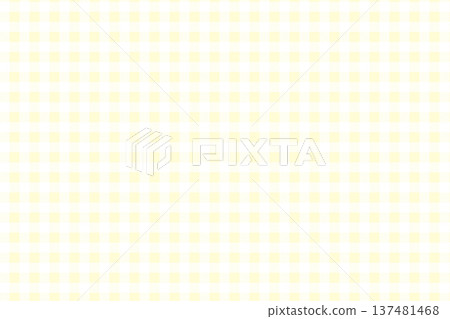 黃色方格和斜紋格子圖案背景材料 137481468