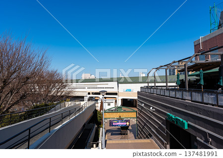 Looking towards the station from Greenard Nagayama, Nagayama, Tama City, Tokyo 137481991