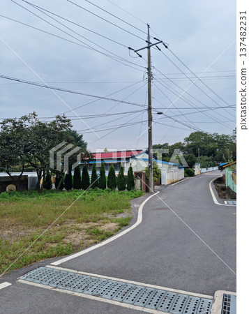 This is a Korean countryside landscape. This is a Korean countryside landscape. 137482231