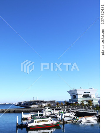 Osanbashi Pier under the blue sky Osanbashi Pier under the blue sky 137482481