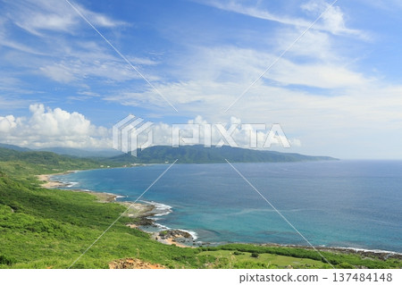 龍磐公園大草原海岸台灣墾丁 龍磐公園大草原海岸台灣墾丁 137484148