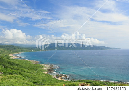 龍磐公園大草原海岸台灣墾丁 137484153