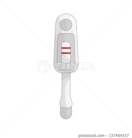 Illustration of HIV test positive Illustration of HIV test positive 137484337