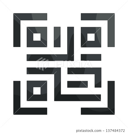 Illustration of QR code 137484372