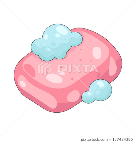 Illustration of bar soap Illustration of bar soap 137484390