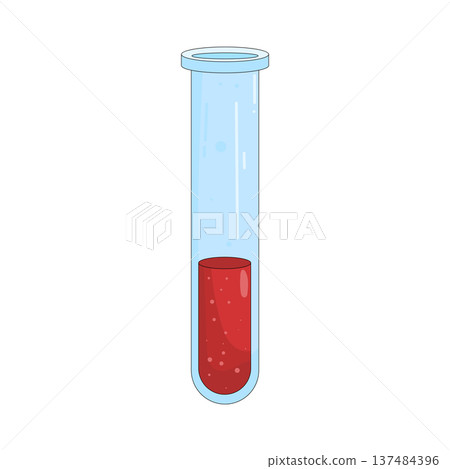 Illustration of blood sample 137484396