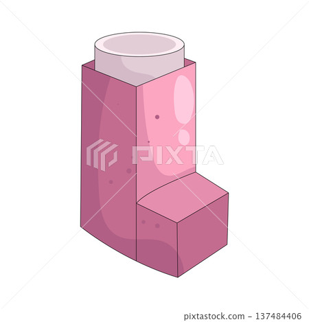 Illustration of inhaler 137484406