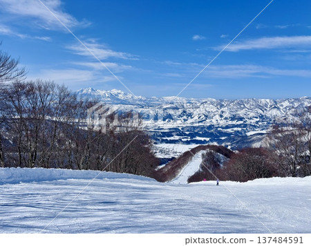 Skyline of Nozawa Onsen Ski Resort 137484591