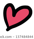heart, love, icon 137484844