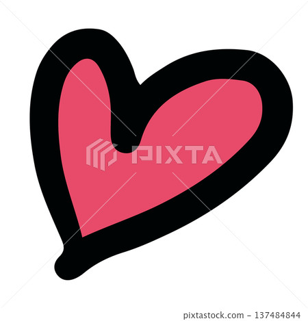 heart, love, icon 137484844