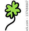 leaf, clover, character 137484847