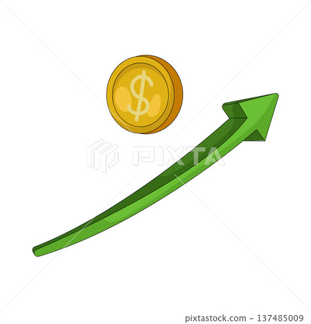 Illustration of Financial growth 137485009
