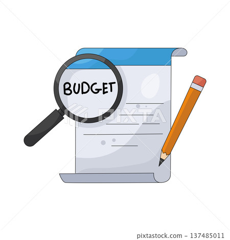 Illustration of budget Illustration of budget 137485011