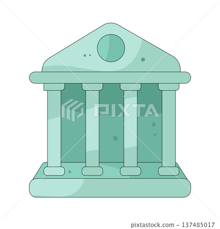 Illustration of bank 137485017