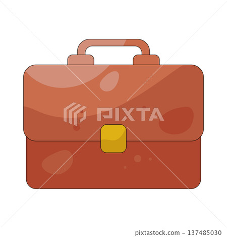 Illustration of briefcase Illustration of briefcase 137485030