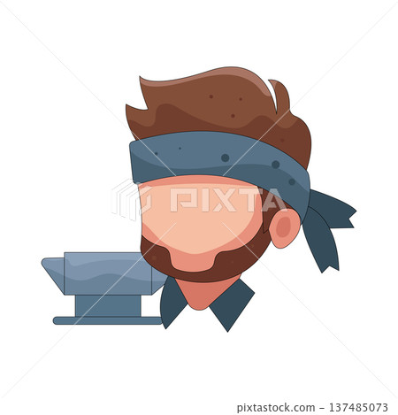 Illustration of blacksmith Illustration of blacksmith 137485073