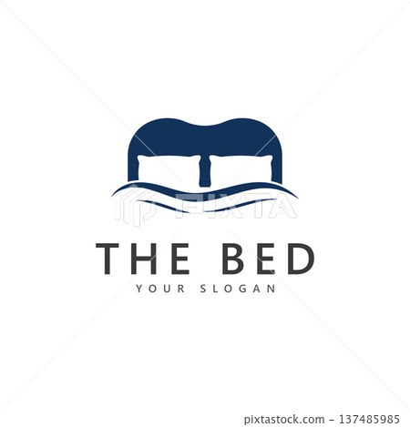 the bed logo and symbol vector 137485985