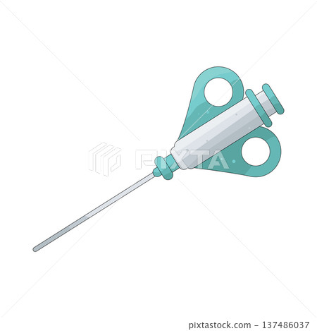 Illustration of needle  137486037