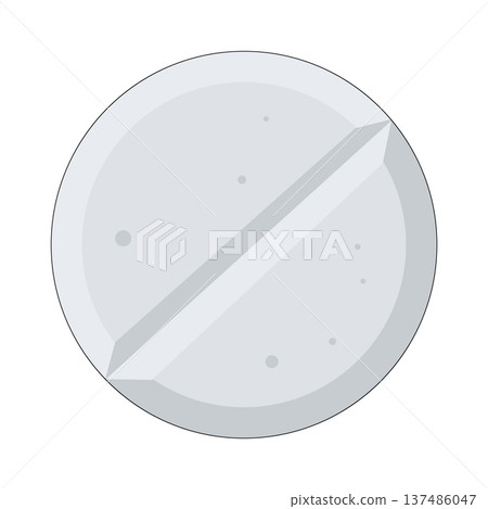 Illustration of pill Illustration of pill 137486047