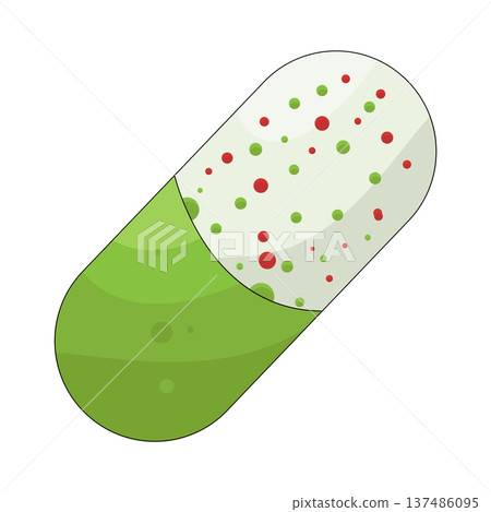 Illustration of capsule 137486095
