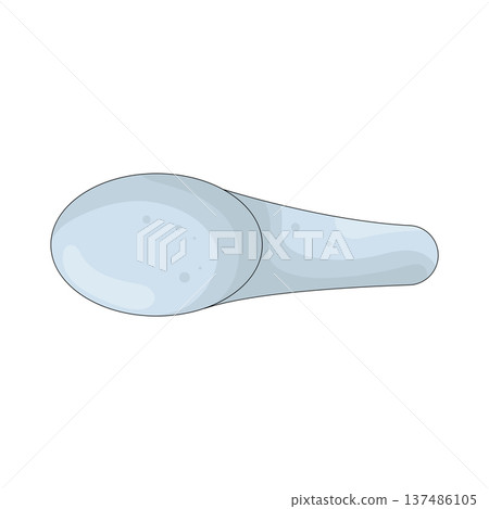 Illustration of medicine syrup spoon Illustration of medicine syrup spoon 137486105