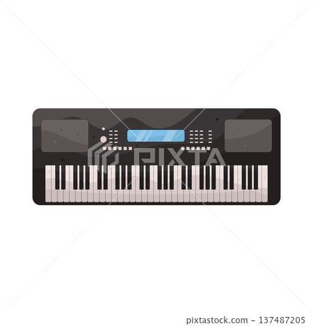 illustration of keyboard  137487205