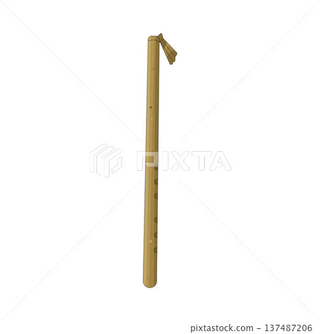 illustration of flute illustration of flute 137487206