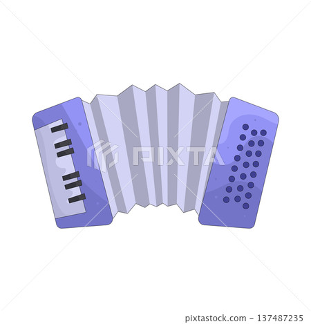 illustration of accordion  137487235