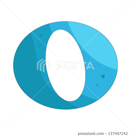 illustration of whole note 137487242
