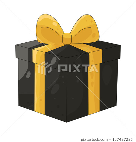 illustration of gift box illustration of gift box 137487285
