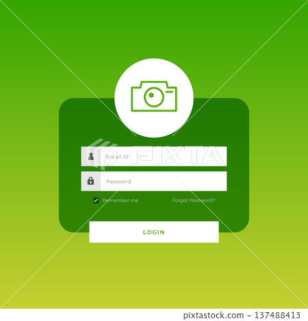 registration signup page screen template for business success registration signup page screen template for business success 137488413