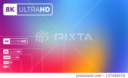 screen resolution quality chart background for digital displays screen resolution quality chart background for digital displays 137488419