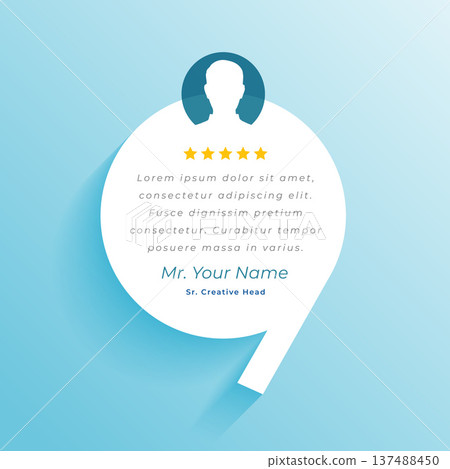stylish testimonial quotation box template for web review stylish testimonial quotation box template for web review 137488450