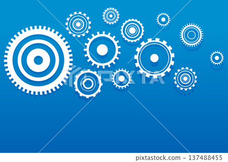 technical tool a gear wheel background for machine power 137488455